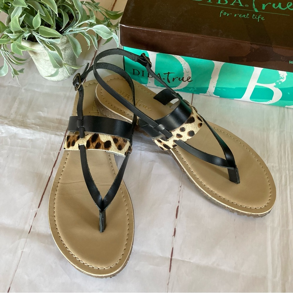 🐆 DIBA TRUE • “Simon Says” Leather Sandals